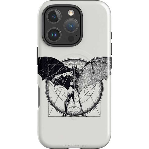 DC Comics Batman Skeleton diagram Art iPhone 16 Pro Magsafe Impact Case